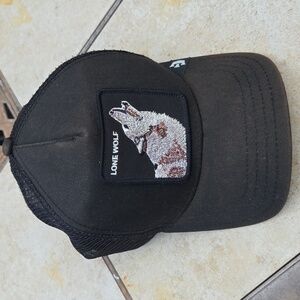 LONE WOLF Mesh Trucker Snapback Baseball Cap